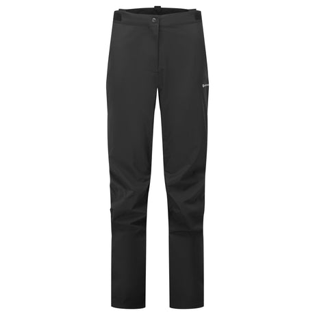 Black Montane Women's Phase Waterproof Pants Front