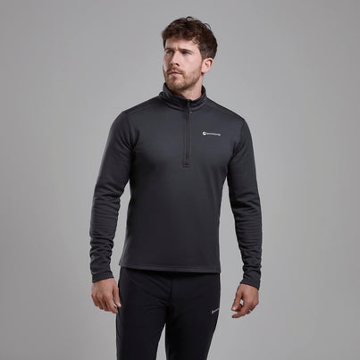 Midnight Grey Montane Men's Fury Lite Fleece Pull-On Front