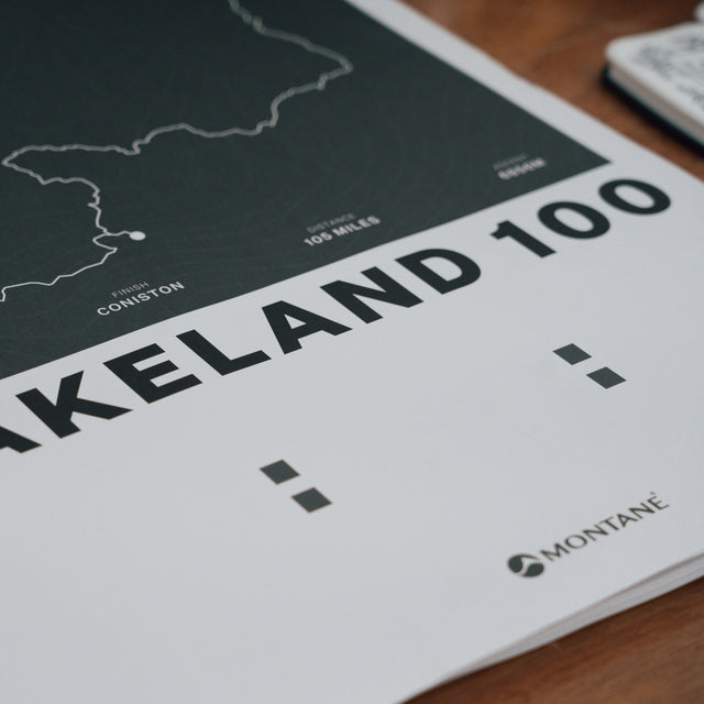 Montane Lakeland 2025 Finishers Poster