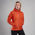 Tigerlily Montane Women's Anti-Freeze Lite Hooded Down Jacket Model 3