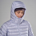 Lilac Haze Montane Women's Anti Freeze Hooded Down Jacket Model 7 FAFZHLIL