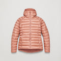 Pink Clay Montane Women's Anti-Freeze Hooded Down Jacket Front FAFZHPCL