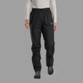 Black Montane Women's Cetus Waterproof Pants Model Front