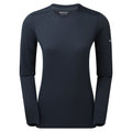 Eclipse Blue Montane Women's Dart Lite Long Sleeve T-Shirt Front