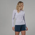 Lilac Haze Montane Women's Dart Nano Long Sleeve T-Shirt Regular Fit Model Front