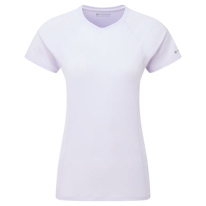 Lilac Haze Montane Women's Dart Nano Reg Fit T-Shirt Front FDNTRLIL