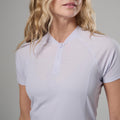 Lilac Haze Montane Women's Dart Nano Zip T-Shirt Model 4