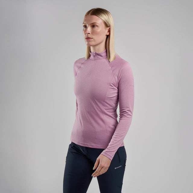 Montane Women's Dart Zip Neck T-Shirt