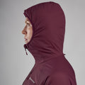 Saskatoon Berry Montane Women's Fireball Hooded Insulated Jacket Model 6