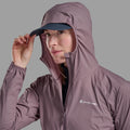 Moonscape Montane Women's Featherlite Hooded Windproof Jacket Model 4