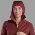 Sumac Montane Women's Fury Hooded Fleece Jacket Model 5