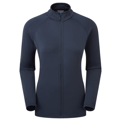 Eclipse Blue Montane Women's Fury Lite Fleece Jacket Front