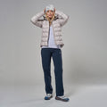 Oyster Montane Women's Icarus 3.0 Hooded Insulated Jacket Model 3 FIHOOOYS