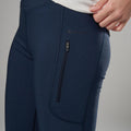 Eclipse Blue Montane Women's Ineo Leggings Model 6