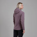 Moonscape Montane Women's Khamsin Hooded Softshell Jacket Model Back