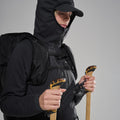Black Montane Women's Khamsin Lite Hooded Softshell Jacket Model 7 FKHLHBLA