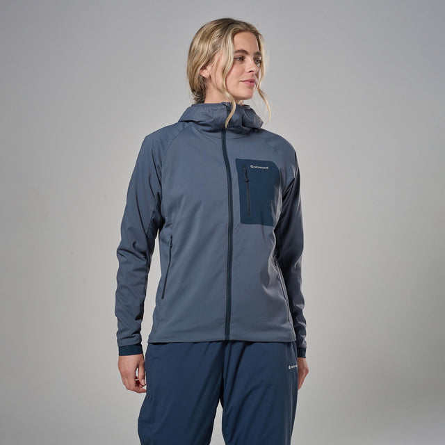 Montane Women's Khamsin Lite Hooded Softshell Jacket