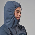 Dark Sky Montane Women's Khamsin Lite Hooded Softshell Jacket Model 6 FKHLHDAS