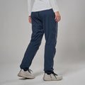 Eclipse Blue Montane Women's Khamsin Lite Softshell Pants Model Back FKLPRECL