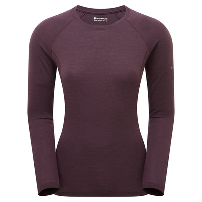 Mulberry Montane Women's Malli Long Sleeve Merino T-Shirt Front