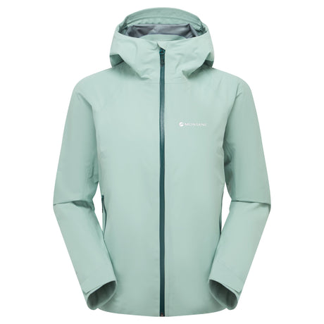 Sea Mist Montane Women's Phase Lite Waterproof Jacket Front
