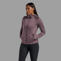 Moonscape Montane Women's Protium Lite Hooded Fleece Jacket Model Back