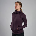 Mulberry Montane Women's Protium Lite Hooded Fleece Jacket Model 3