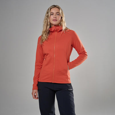 Lava Montane Women's Protium Hooded Fleece Jacket Front FPRHOLAV
