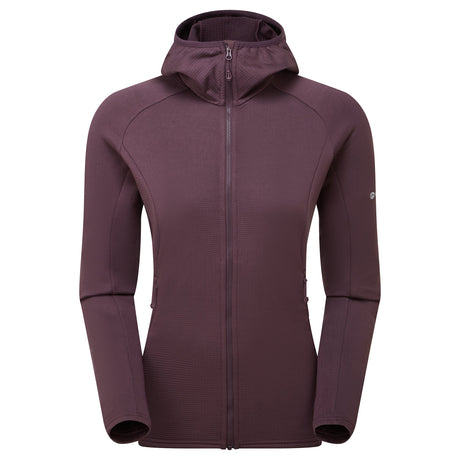 Mulberry Montane Women's Protium Hooded Fleece Jacket Front