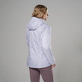 Lilac Haze Montane Women's Prism Hooded Insulated Jacket Model Back