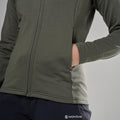 Moss Montane Women's Protium Fleece Jacket Model 5 FPRMJMOS