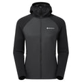 Black Montane Women's Sirocco Lite Hooded Insulated Jacket Front