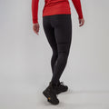 Black Montane Women's Slipstream Thermal Trail Running Tights Model Back