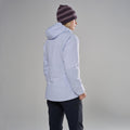 Lilac Haze Montane Women's Sirocco XT Hooded Insulated Jacket Model Back FSXTHLIL