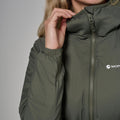 Moss Montane Women's Sirocco XT Hooded Insulated Jacket Model 7 FSXTHMOS