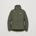 Moss Montane Women's Sirocco XT Hooded Insulated Jacket Front FSXTHMOS