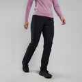 Black Montane Women's Tucana Lite Stretch Pants Model Front