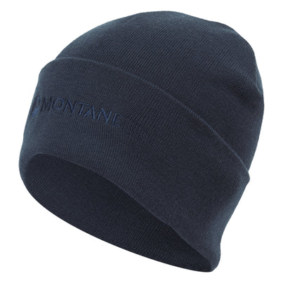 Mens Eclipse Blue Embroidered Beanie