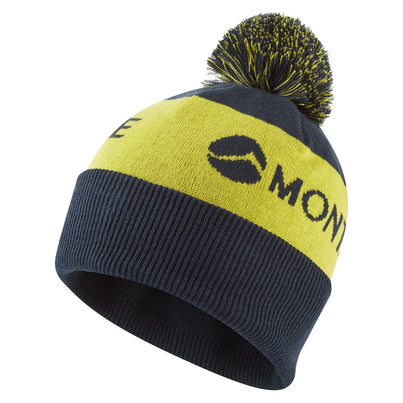 Eclipse Blue Montane Logo Cuffed Beanie Hat Front