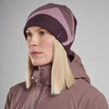 Mulberry Montane Logo Beanie Hat Model Front