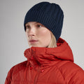 Eclipse Blue Montane Windjammer Beanie Hat Model 2