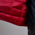 Acer Red Montane Men's Anti-Freeze XT Hooded Down Jacket Model 6