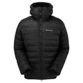 Black Montane Men's Alpine 850 Hooded Down Jacket Front