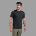 Black Montane Men's Alhena Merino Blend T-Shirt Model Front