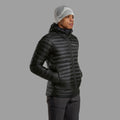 Black Montane Men's Anti-Freeze Lite Hooded Down Jacket Model 3