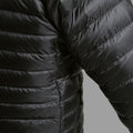 Black Montane Men's Anti-Freeze Lite Hooded Down Jacket Model 5