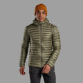 Caper Montane Men's Anti-Freeze Lite Hooded Down Jacket Model Front