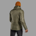 Caper Montane Men's Anti-Freeze Lite Hooded Down Jacket Model Back