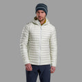 Powder Montane Men's Anti-Freeze Lite Hooded Down Jacket Model Front