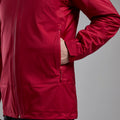 Acer Red Montane Men's Cetus Lite Waterproof Jacket Model 6